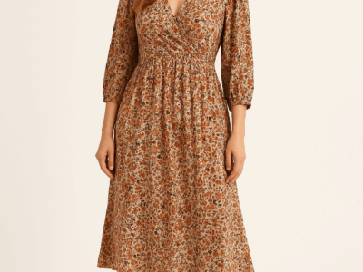 Robe fluide imprimée