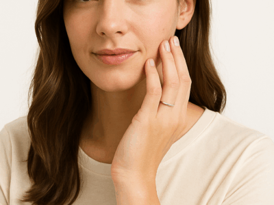 Bague argent minimaliste